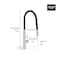 Grohe Single-Handle Semi-Pro Dual Spray Kitchen Faucet 1.75 Gpm 6.6 L/Min In Matte Black 314922430 - alternate 6